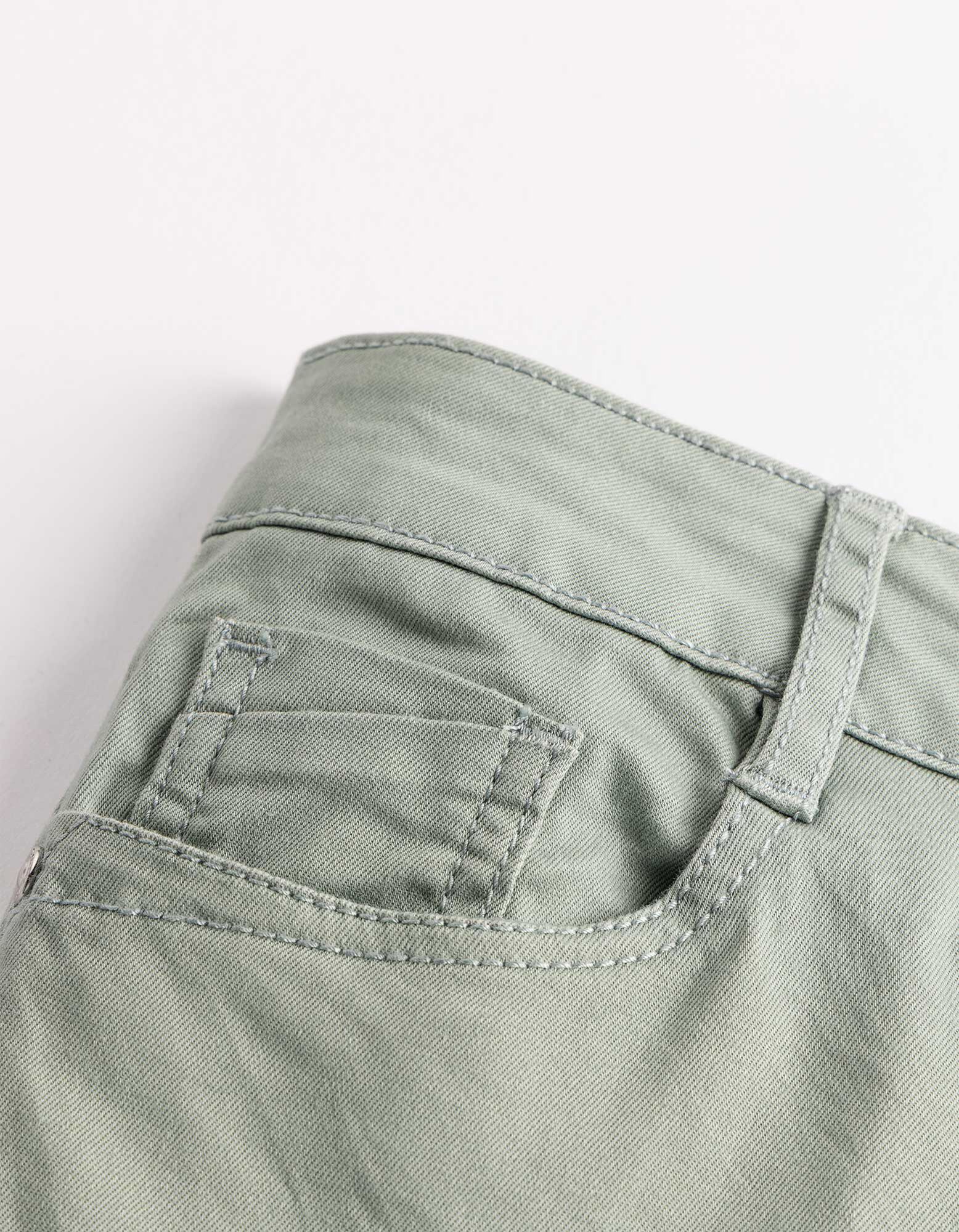 Caprihose - Twill - t&uuml;rkis