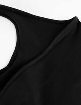 Top - Allacciatura al collo - nero