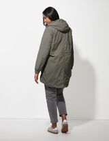 Jakna za boravak u prirodi - jednobojna - zeleno