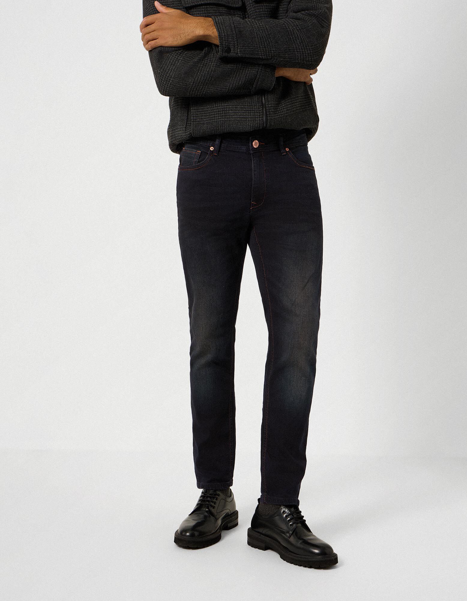 Coupe Straight Fit - bleu fonc&eacute;