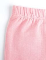 legginsy - efekt termiczny - rozowy