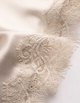 Midirock - einfarbig - Beige