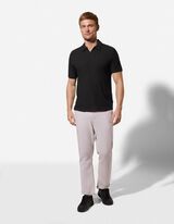 Poloshirt - Relax Fit - schwarz
