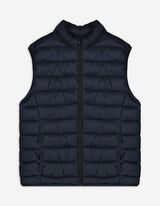 Gilet - Opstaande kraag - donkerblauw