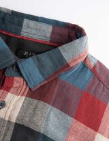 Cămașă - Buzunar pentru piept - Albastru inchis