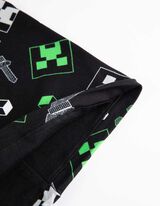 Eșarfă loop - Minecraft - Negru