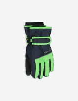 Skihandschoenen - Kleur blokkering - donkerblauw