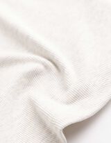 Cropped Top - Gerippt - hellgrau