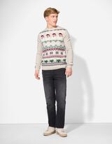 Pulover - Božić - bijela