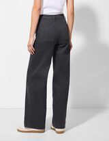 Jeans - Wide Fit - grigio