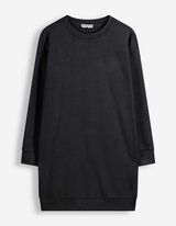 Midikleid - Sweat - Dunkelgrau
