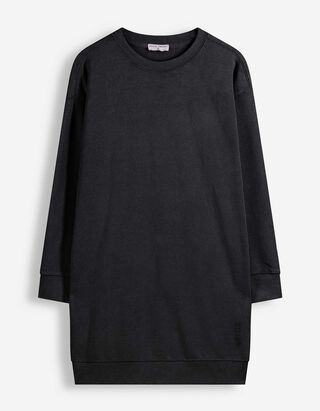 Midikleid - Sweat - Dunkelgrau