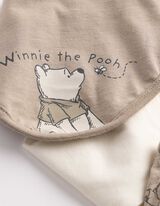 Set s dugim rukavima, tajicama i bibom - Winnie the Pooh - bez