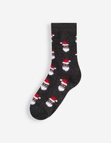 Socken - gemustert - Dunkelgrau