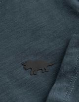 Longsleeve - Knoopsluiting - donkerblauw