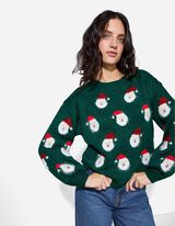Pullover - Christmas - dunkelgrün