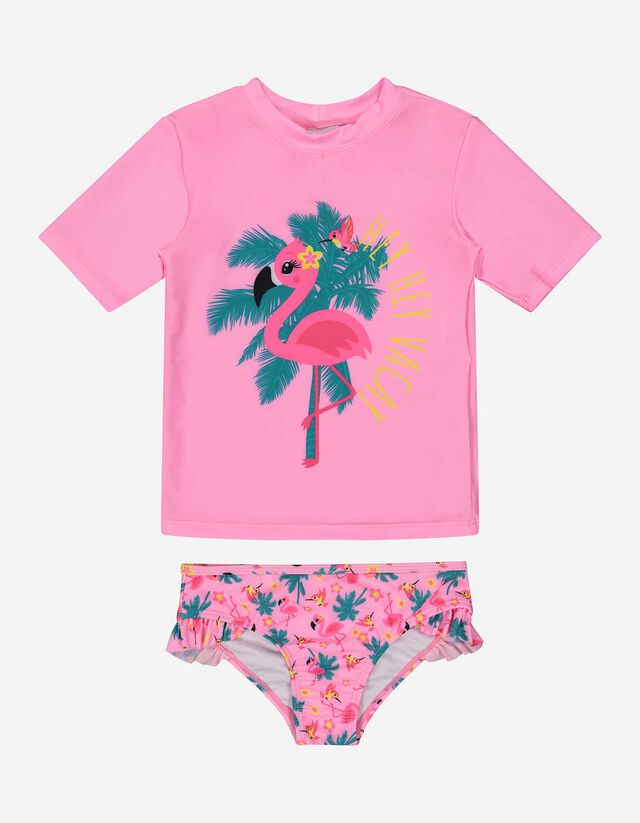 Mädchen Set aus Bikini Top und Bikini Slip - Print