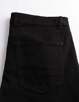 Hose - Straight Fit - Schwarz