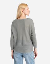 Trui - Oversized mouwen - donkergroen