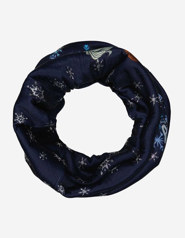 Sciarpa ad anello - Frozen - blu scuro
