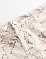 Caprihose - Twill - wei&szlig;