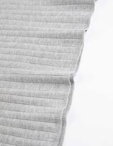 Dzianinowa spódnica - mieszanka wiskozowa - szary