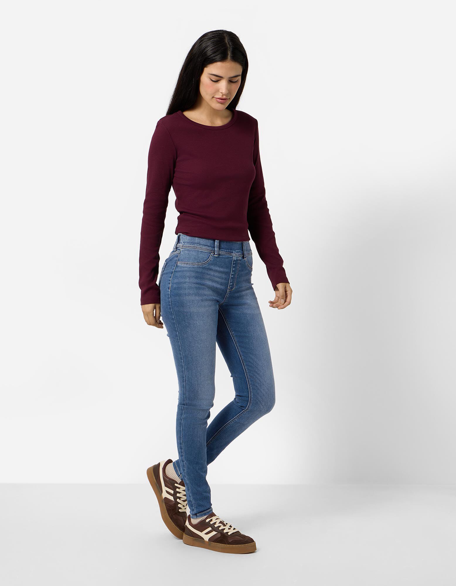 Jeans hlače - Kroj Skinny Fit - modra