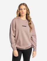 Trikotažinis megztinis - Atgalinis atspaudas - smelio spalvos