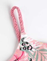 Kleid in A-Linie - Florales Muster