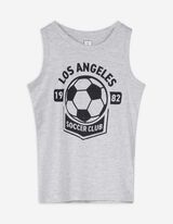 Tanktop - Frontprint - grau