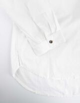 Marškiniai - Rankovės su užlenkimu - baltas