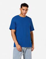 T-shirt - Coupe oversize - Bleu
