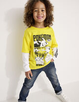 koszulka z długim rękawem - Pokémon - zolty