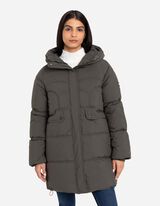 Kab&aacute;t - Skryt&yacute; zips - tmavozelena