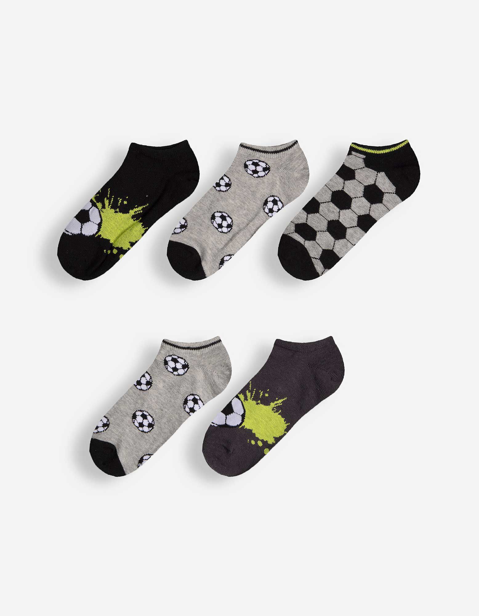 Calze sneakers - Confezione da 5 pezzi