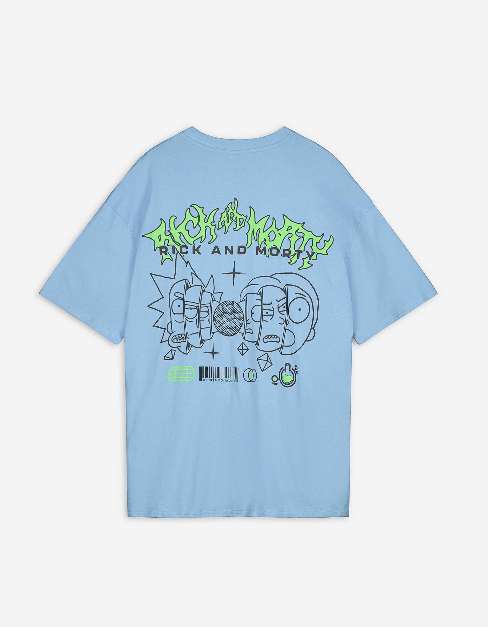 Tricou - Rick and Morty - Albastru - Takko Fashion