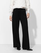 spodnie - troczek na dole - czarny