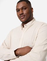 Košile - Vzhled lnu - béžová