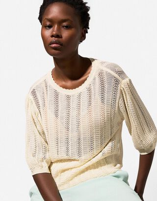 Pulovr - &Uacute;plet - b&iacute;l&aacute;