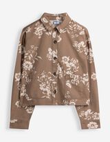 Allover-Print - Braun
