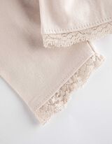 Set od haljine i helanki - čipkasti - roze