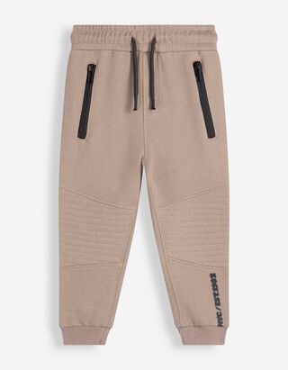 Joggingov&eacute; kalhoty - Bavlna - Taupe