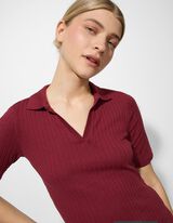 Polo-majica - tamno-crvena