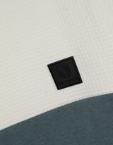 Sweatshirt - Color-Blocking - türkis