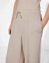 Hose - einfarbig - beige