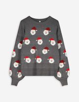 Trui - Kerst - grijs