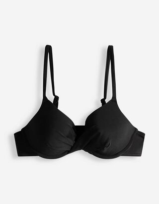 Haut de bikini - Bretelles ajustables - Noir