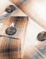 Longshirt - Hemdkragen - beige