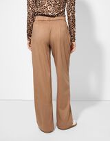 Pantaloni - Imitazione di camoscio - marrone