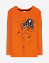Langarmshirt - Halloween - orange